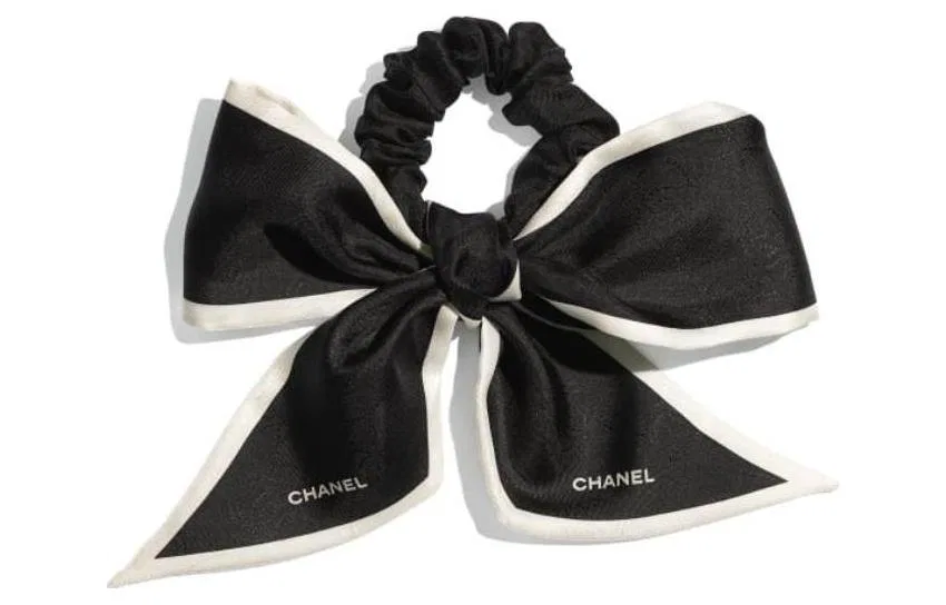 Резинка для волос CHANEL Black
