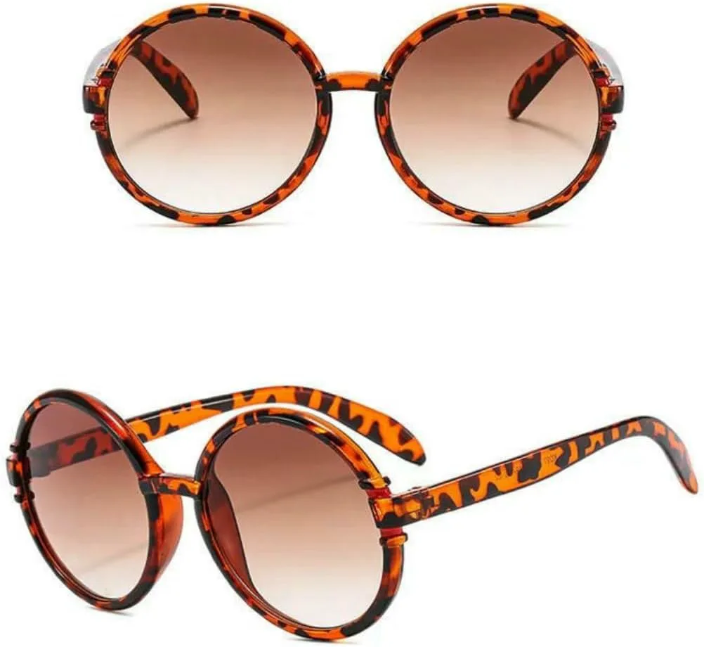 

Солнцезащитные очки в стиле ретро, ​​круглые солнцезащитные очки для мужчин, очки в крупной оправе для женщин, модные очки с градиентным цветом DMMWCX, C2