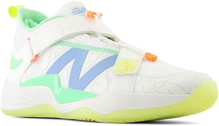 Кроссовки для бейсбола New Balance Unisex-Adult FuelCell Lindor V2 Turf, Optic White/Neon Dragonfly/Cosmic Pineapple — фото 3