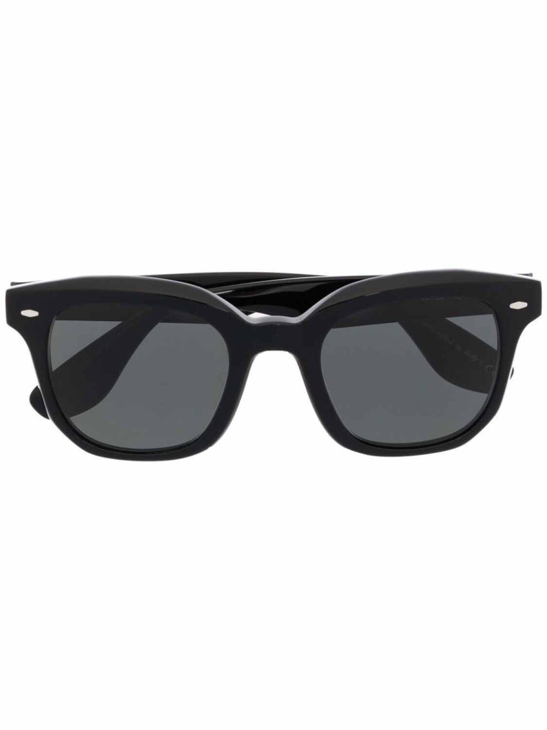 

Солнцезащитные очки трапециевидной формы Oliver Peoples, черный
