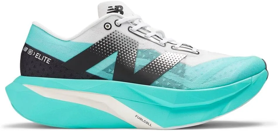 Мужские кроссовки для бега New Balance FuelCell Supercomp Elite V4, белый/черный — фото 4