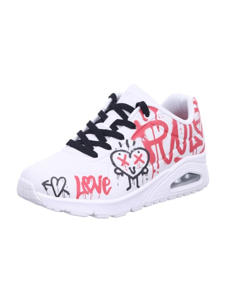 

Элегантные туфли на шнуровке Skechers Damen UNO GRAFFITI LOVE, белый