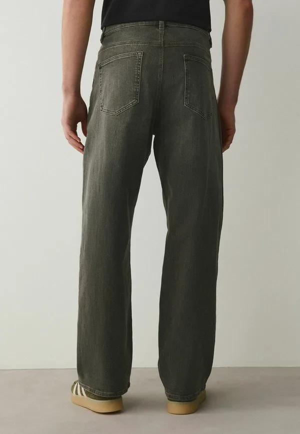 Классические эластичные джинсы свободного кроя Next, Grey Crosshatch — фото 2