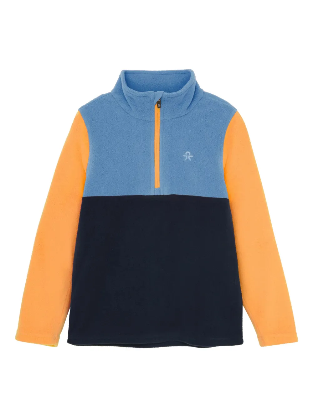 

Толстовка в стиле колор-блок COLOR KIDS, синий