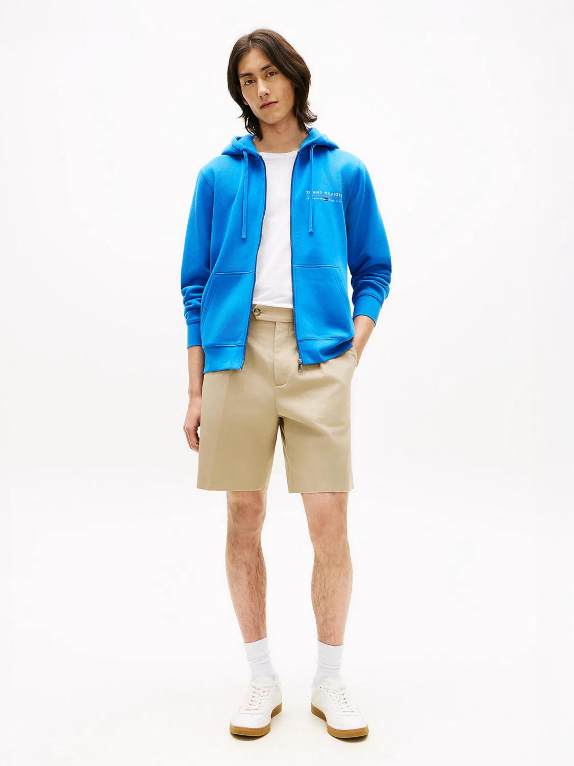 Толстовка на молнии Tommy Hilfiger, Cobalt Blue — фото 3