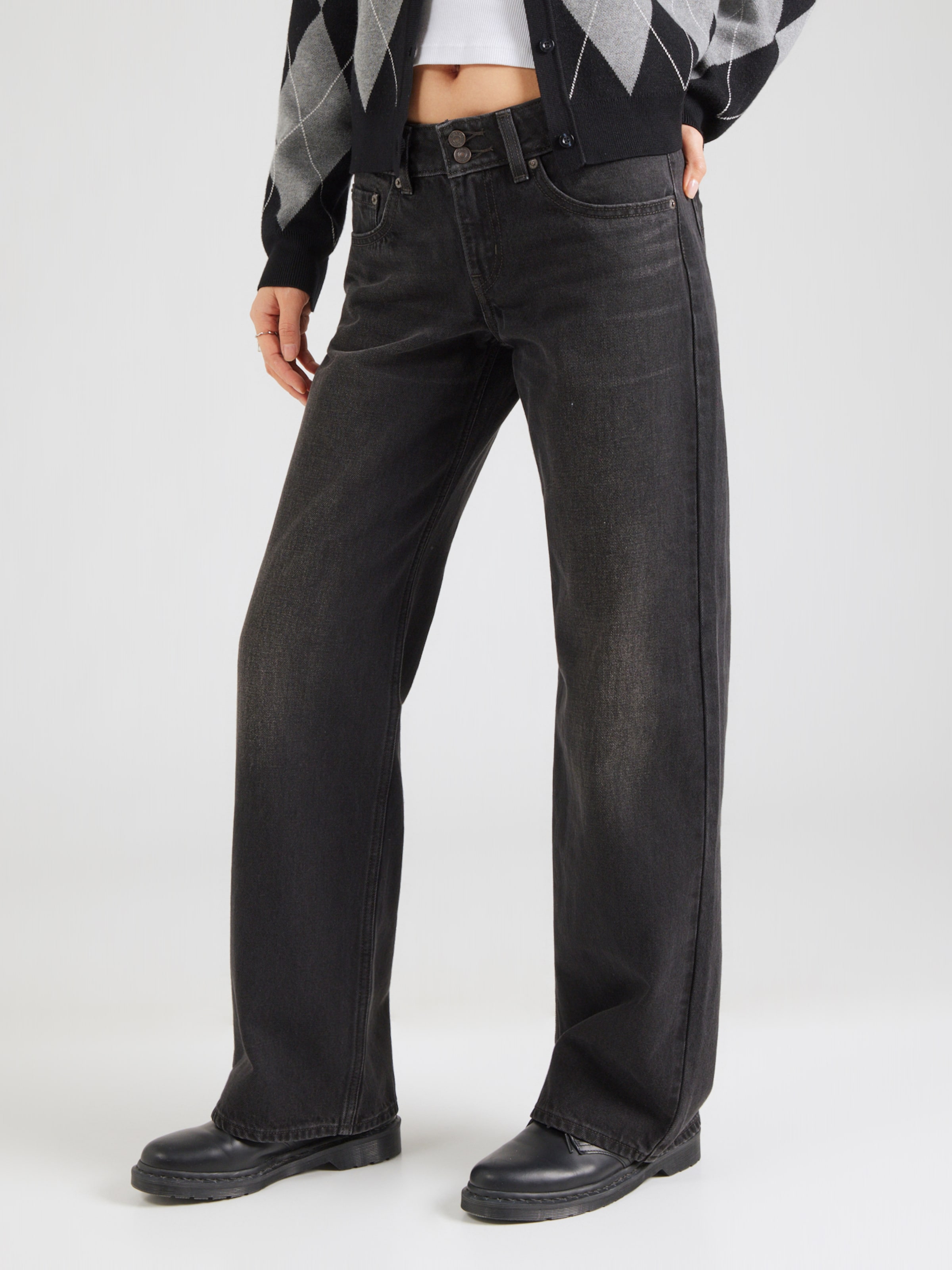 LEVI'S  Джинсы свободного кроя 'Superlow Loose Jeans' в черном дениме — фото 3