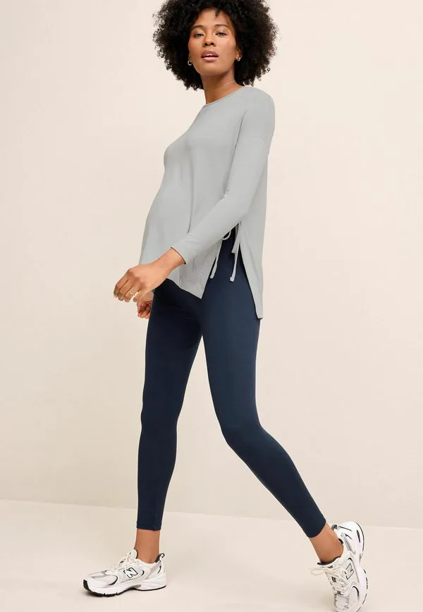 Комплект из двух леггинсов и брюк для беременных Next, Black Navy Blue