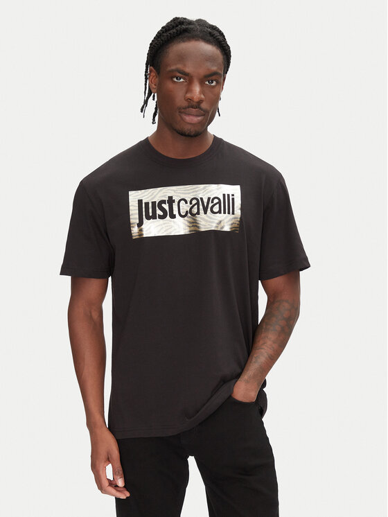 

Футболка обычного кроя 78OAHT15 Just Cavalli, черный