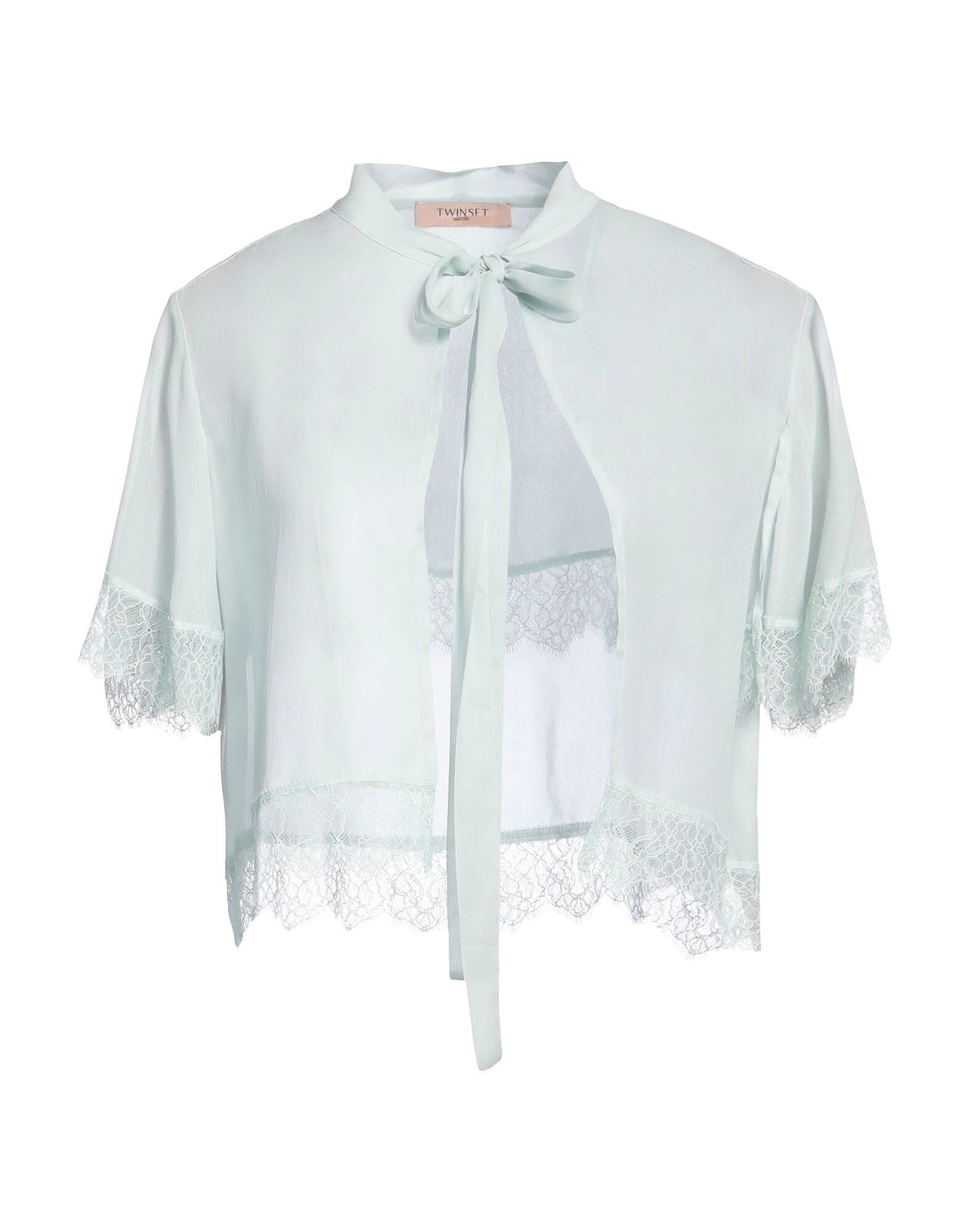 

Укороченный блейзер Twinset, светло-зеленый