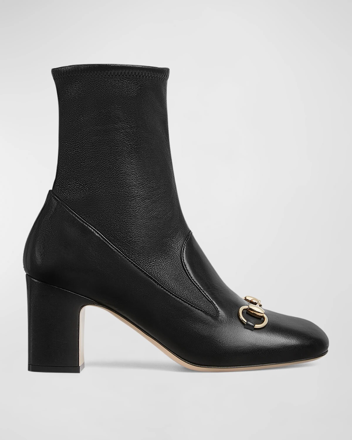 Женские кожаные лоферы Gucci, черный