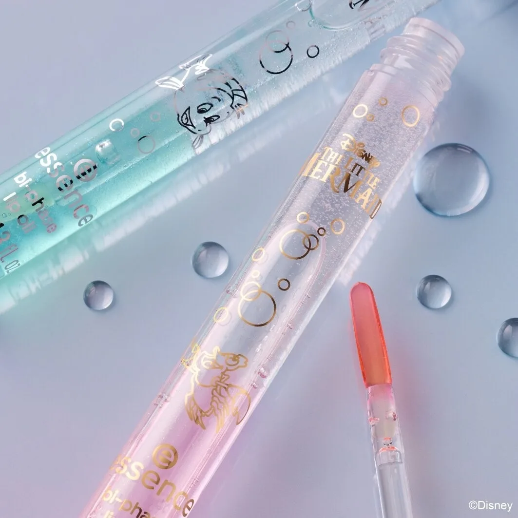 Двухфазное масло для губ Essence Disney The Little Mermaid, 02 Swim Towards Your Dreams, 4 мл — фото 4