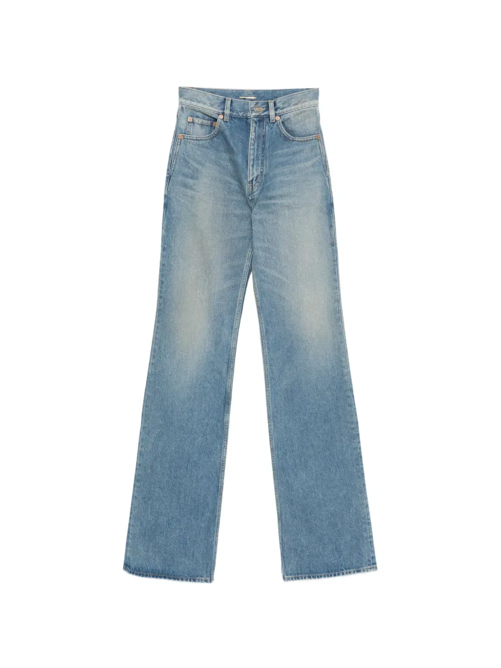 Джинсы с логотипом Saint Laurent, синий