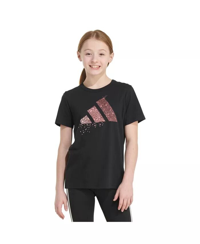 

Футболка стандартного кроя с короткими рукавами Adidas, черный
