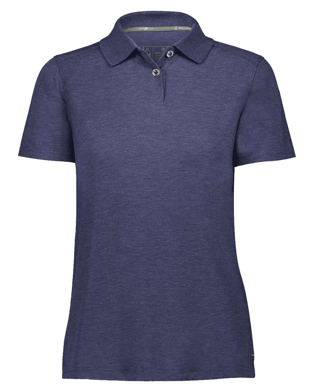 

Женская футболка-поло Repreve Eco Holloway, цвет navy heather