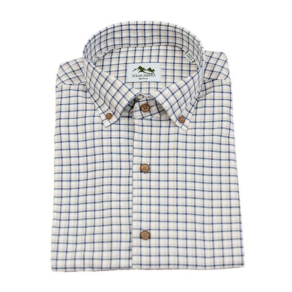 

Мужская рубашка с коротким рукавом из хлопка в клетку Wear Sierra