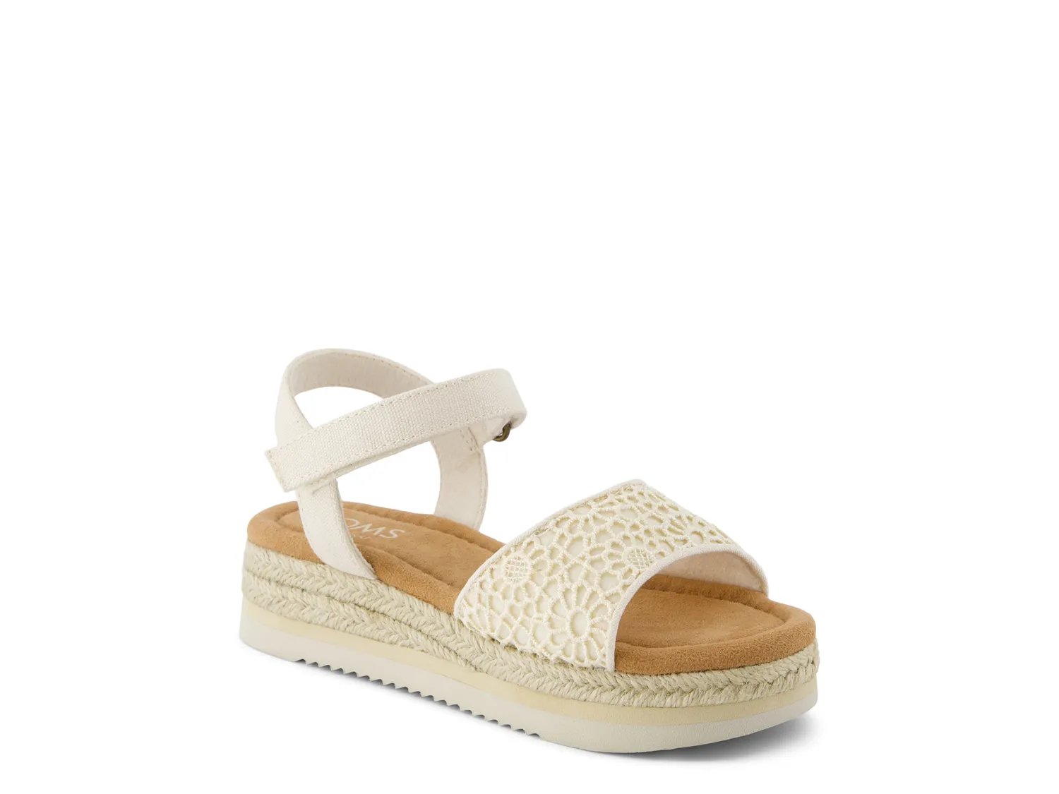 

Сандалии TOMS Diana Espadrille Wedge Sandal - Kids', кремовый