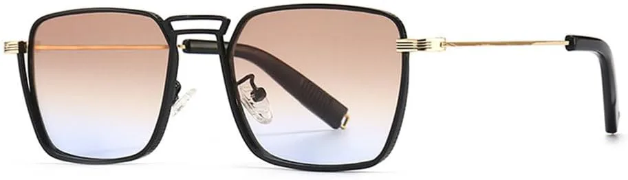 

MUTYNE Модные винтажные солнцезащитные очки для мужчин и женщин, для путешествий и вождения, солнцезащитные очки с защитой от УФ-излучения UV400, Tea Blue