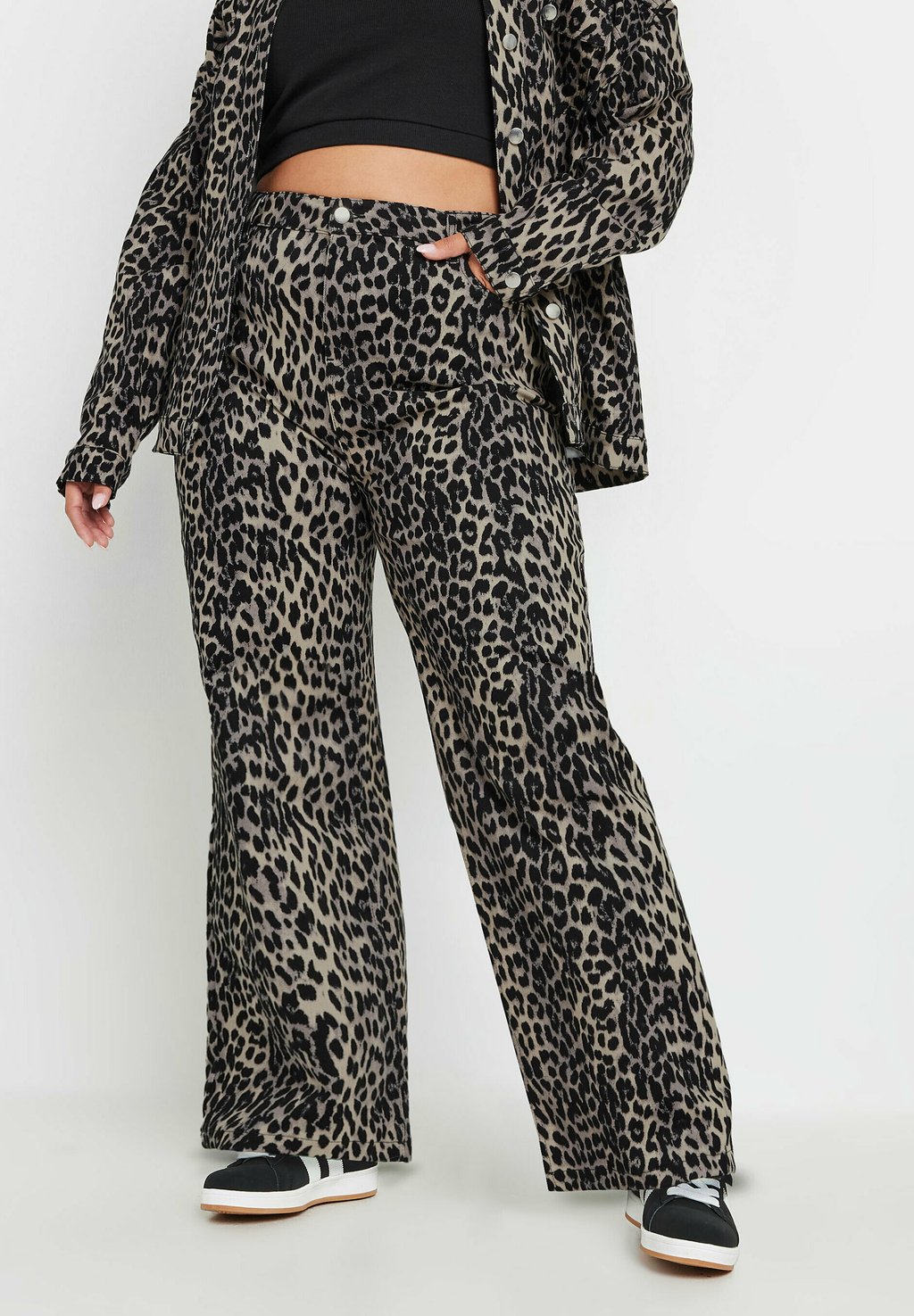 

Расклешенные джинсы Yours Clothing, коричневый