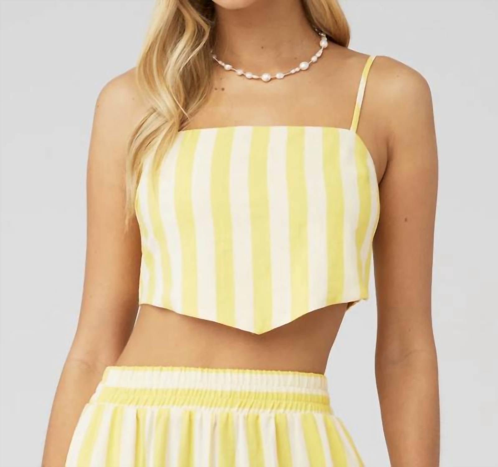 

Шарф-топ в солнечную полоску Show Me Your Mumu, цвет sunny stripe