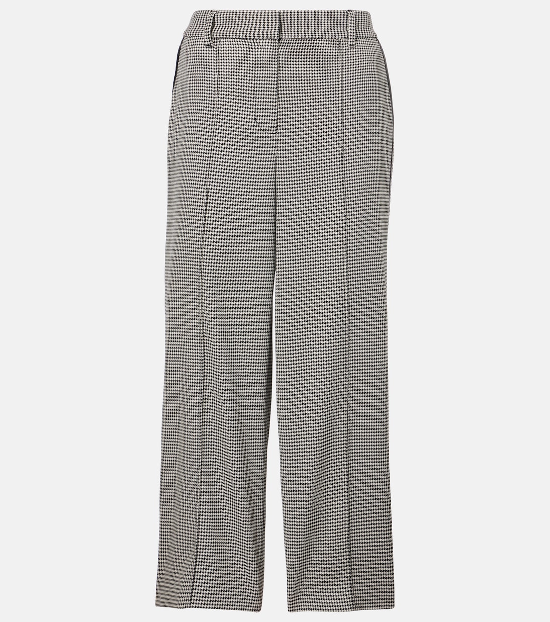 

Брюки-капри в клетку Мики Simkhai, Black White Check
