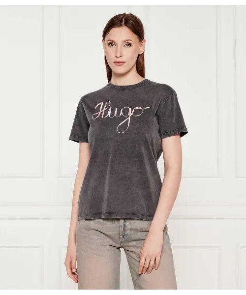 

Футболка damacia_5 Regular fit Hugo, черный