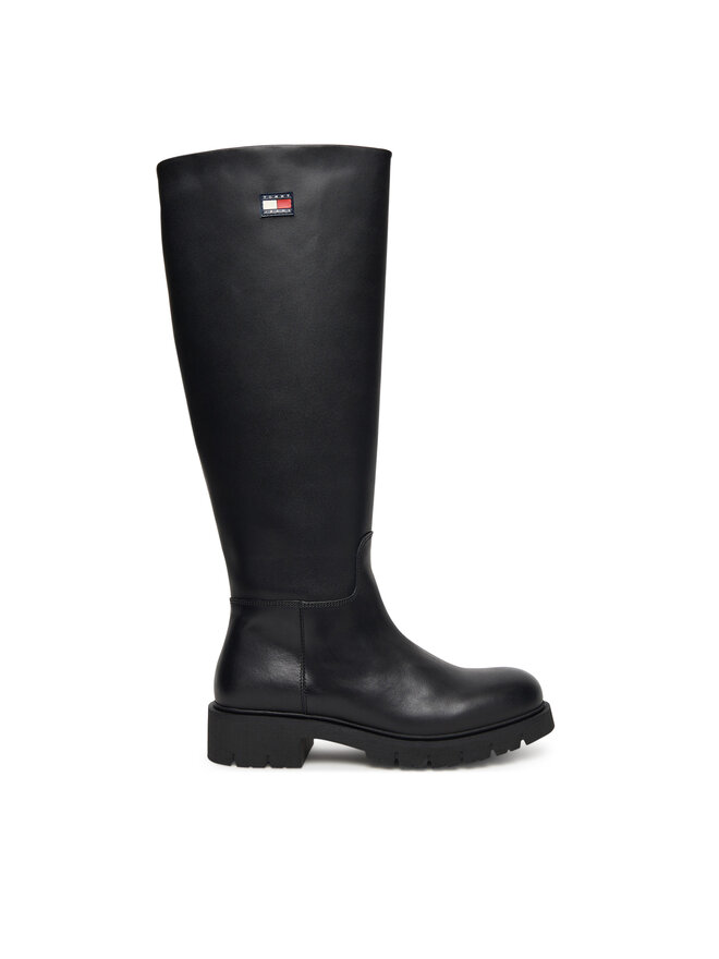 Сапоги Tjw Stretchy Long Shaft Boot EN0EN02828 Tommy Jeans, черный