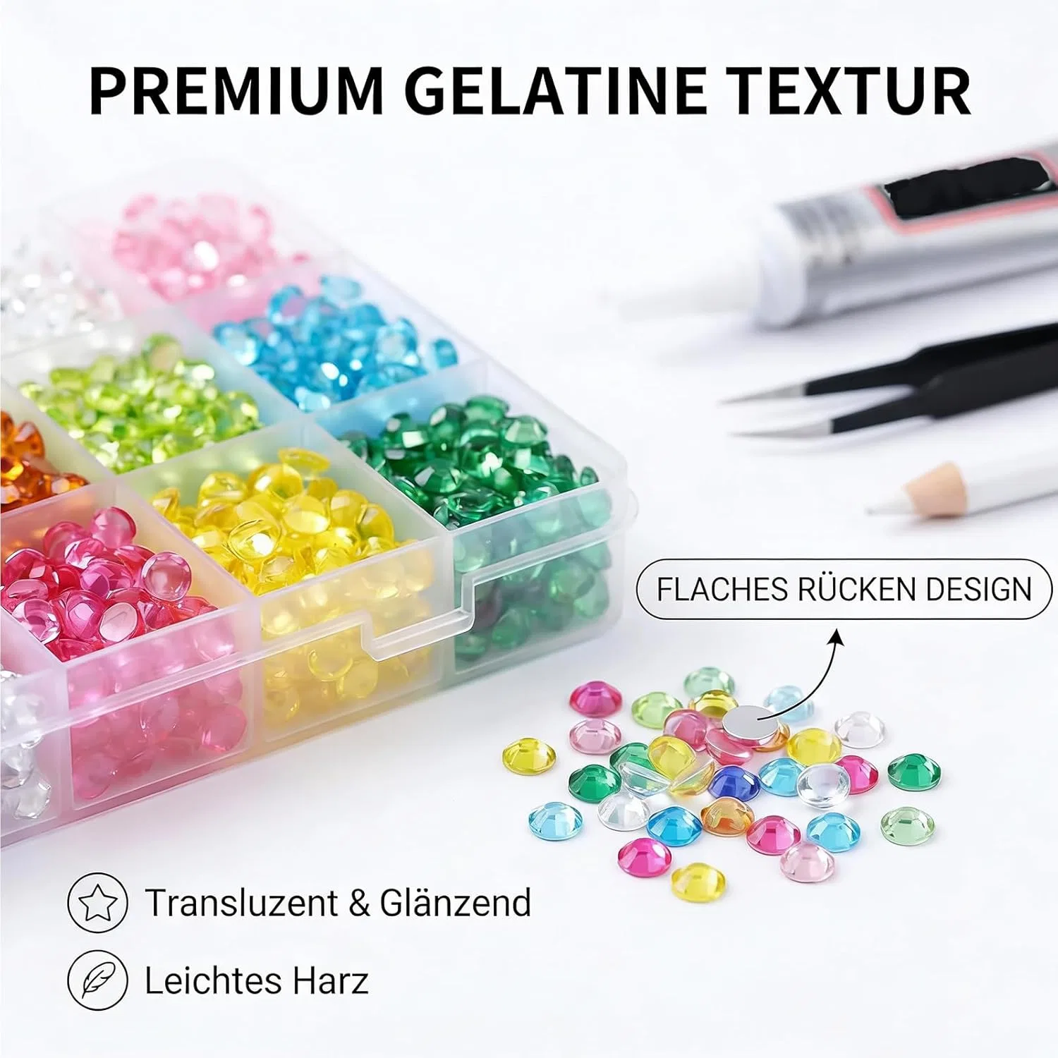 Набор страз для декора 2026 Bedazzling Kit, 24 цвета Generisch, 24 Colours — фото 3