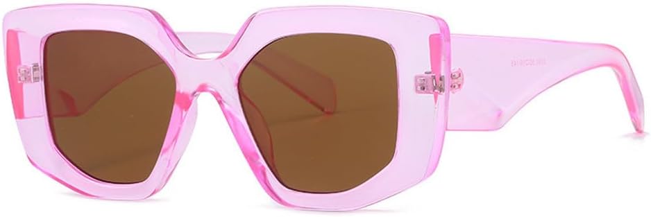 

Модные солнцезащитные очки Polygon для женщин, конфетные цвета, защита от ультрафиолета UV400, ретро-стиль, мужские солнцезащитные очки желто-зеленого цвета TKKTLLT, Purple Tea