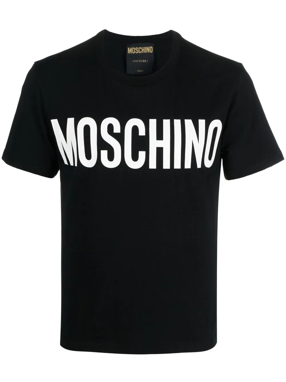 

Футболка с логотипом Moschino, черный
