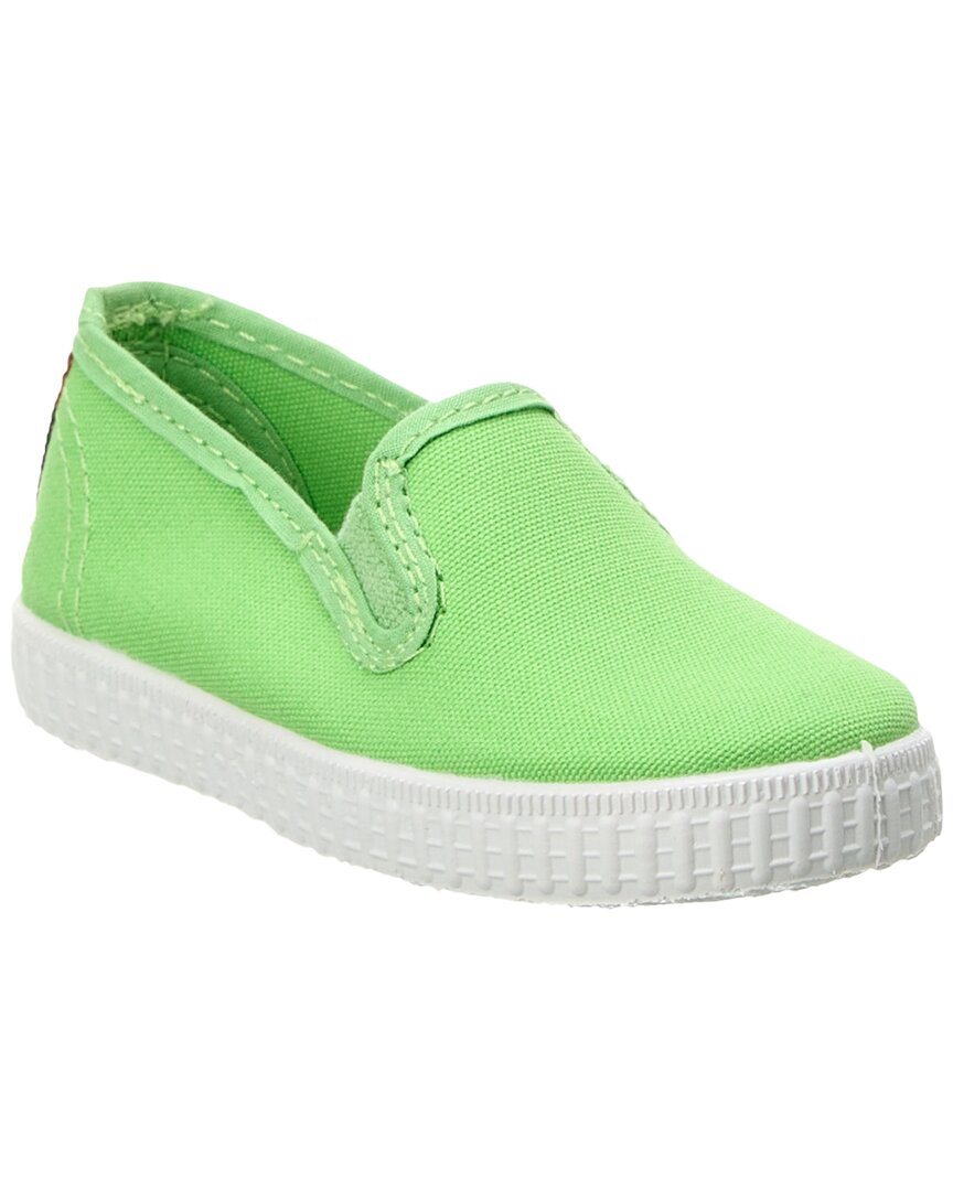 

Холщовые слипоны Cienta Cangrejo 2Elasticos Liso, зеленый