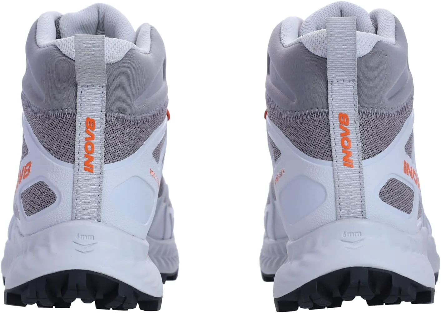 Мужские кроссовки INOV8 Roclite Mid GTX, серый/светло-серый/оранжевый — фото 2