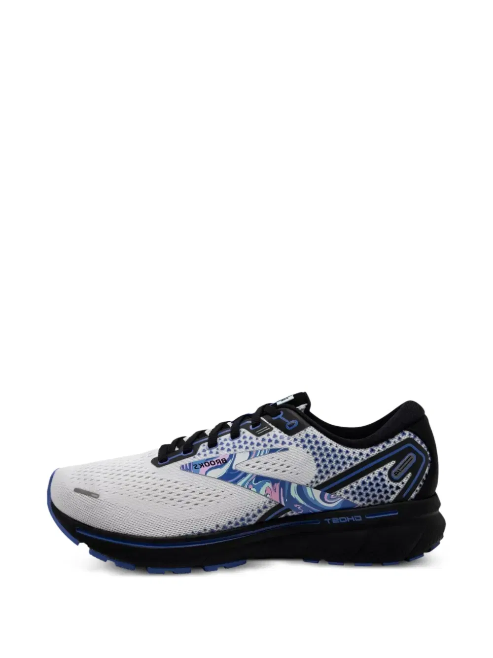 Кроссовки Ghost 14 с узором Brooks, белый