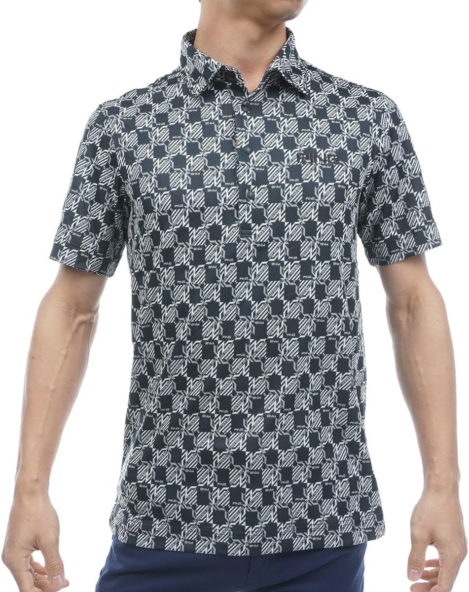 

Рубашка-поло с коротким рукавом Pin Apparel 621-6160101 (с монограммой Arizona) / Мужская Ping Apparel, черный