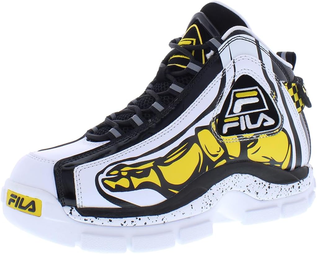 

Кроссовки Fila Solario для маленьких и больших детей, белый/черный/желтый