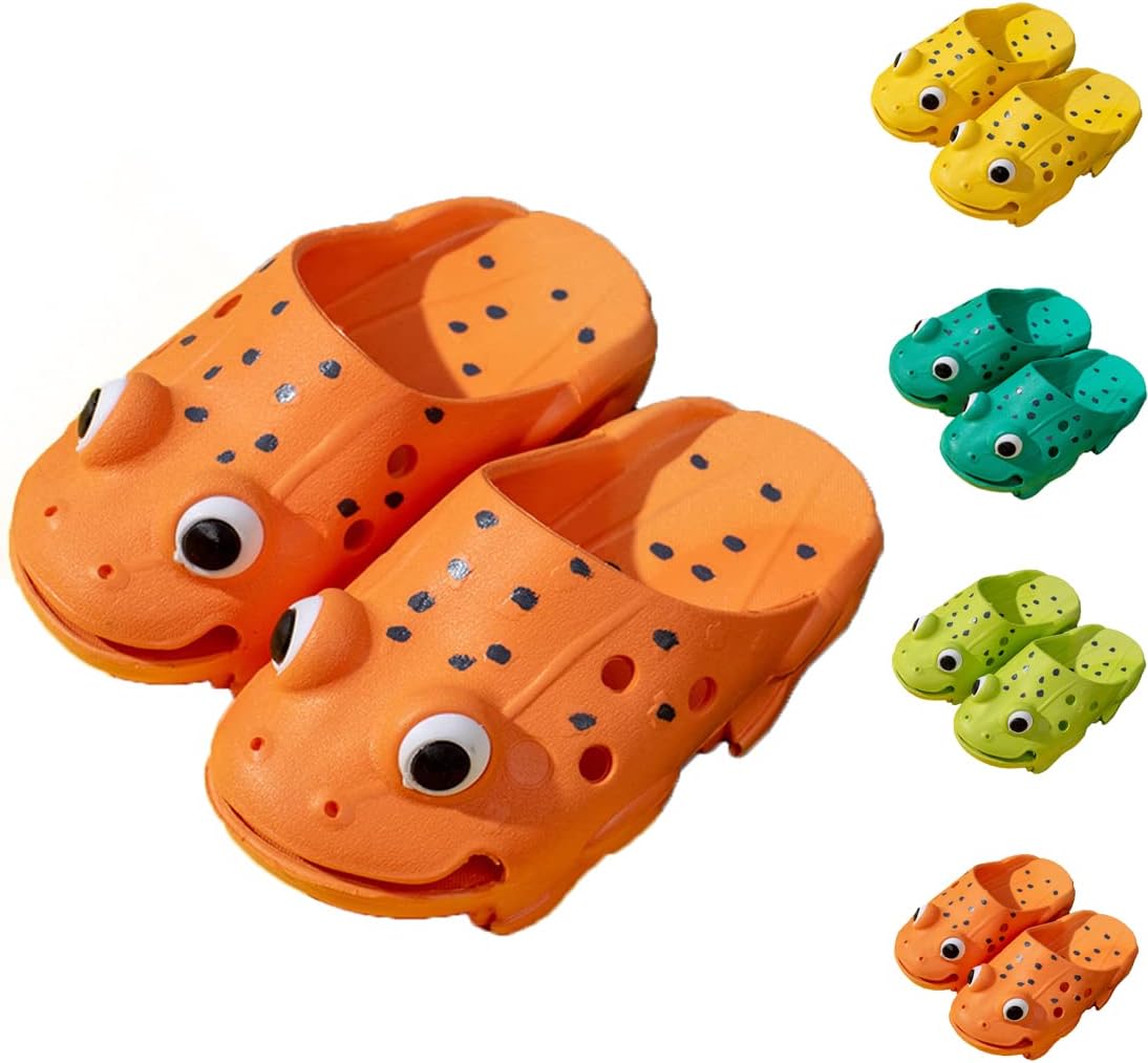 

Тапочки MEADOO в виде лягушек, слайдеры-лягушки, животные тапочки, унисекс забавные мультяшные креативные сандалии, слайдеры Bass, пляжная и душевая обувь, оранжевый