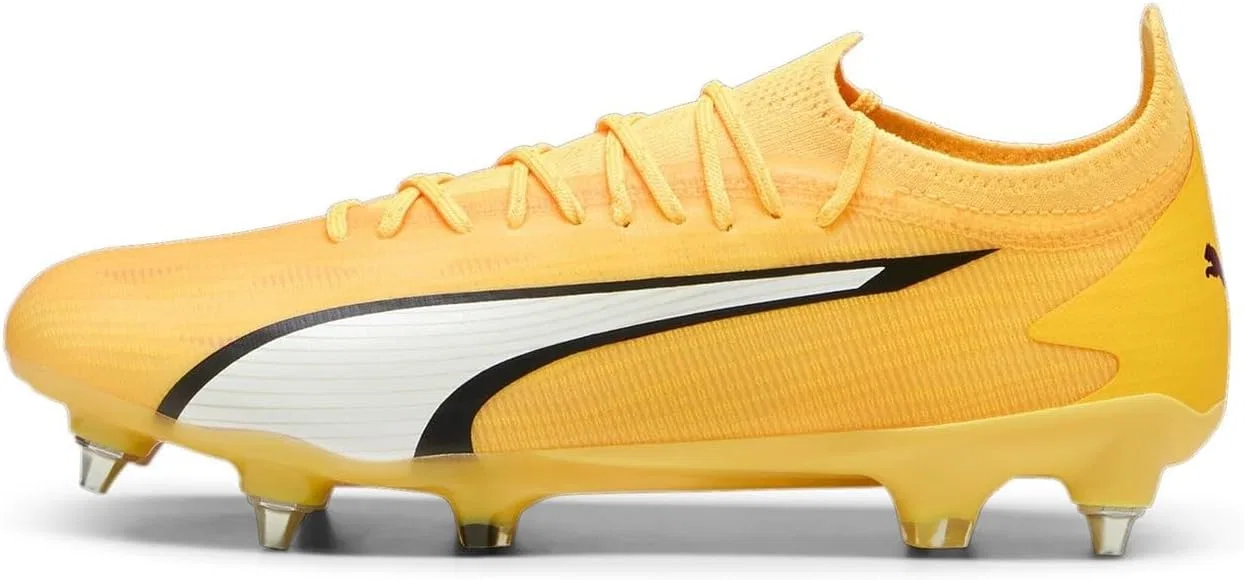 Футбольные бутсы PUMA Unisex Ultra Ultimate Mxsg, 2-Yellow Black Yellow Blaze Puma White Puma Black — фото 3