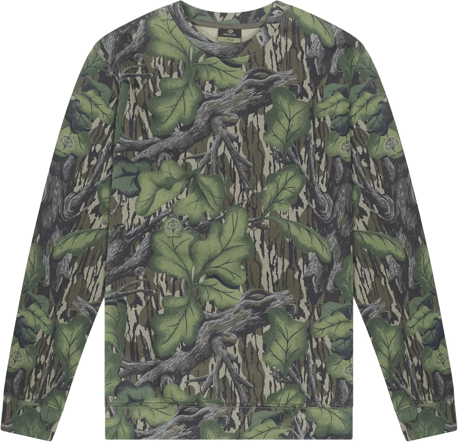 

Мужской свитшот Mossy Oak Vintage с камуфляжным принтом для охоты