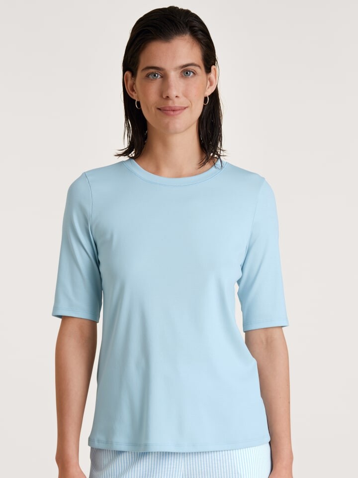 

Футболка Calida Shirt, цвет cascade blue