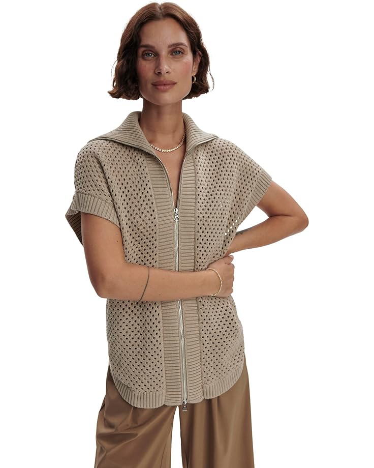 

Жилет Varley Gianna Zip Through Vest, цвет Cashmere Stone