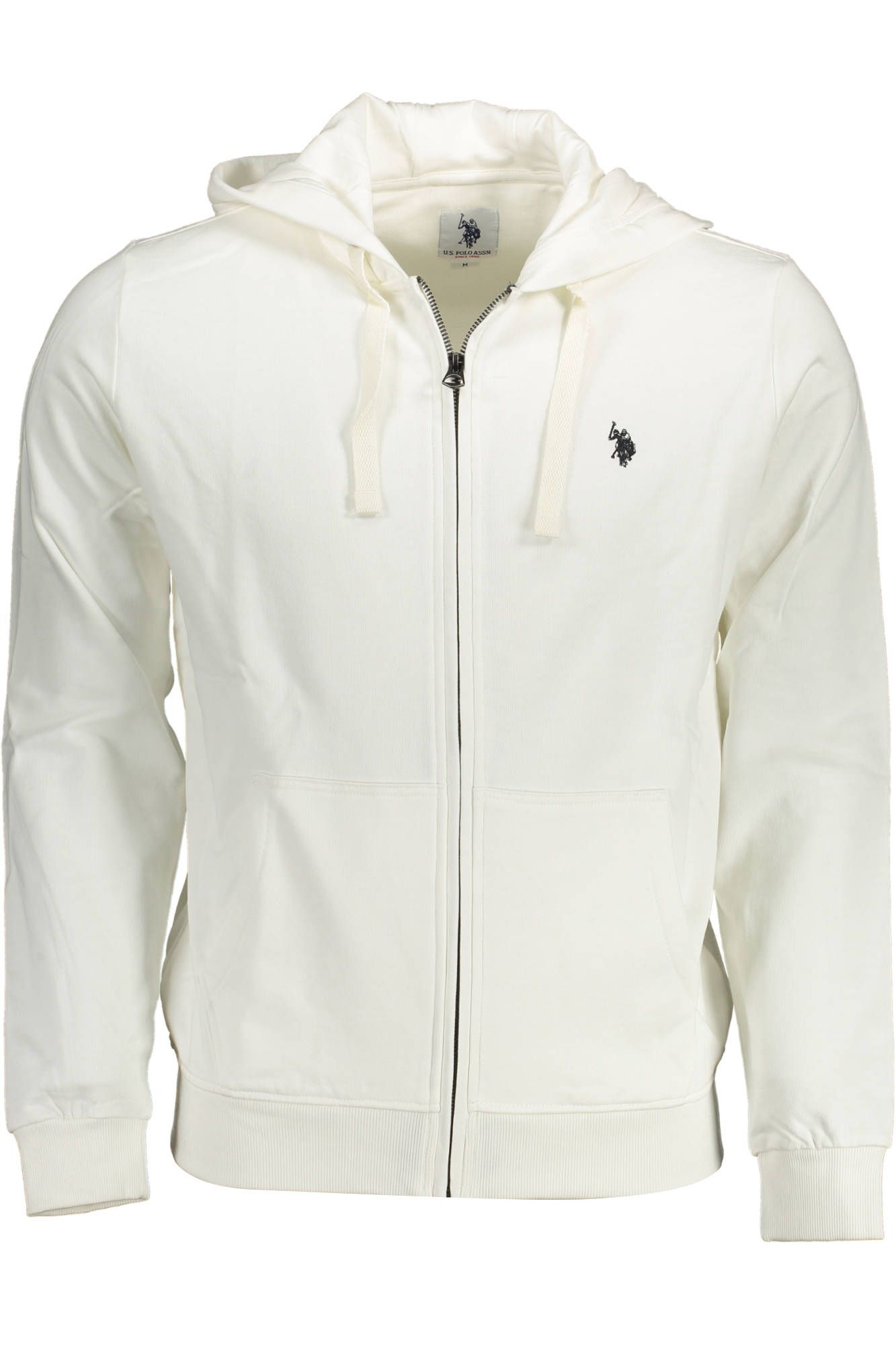 

Белый хлопковый мужской свитер U.S. Polo Assn.