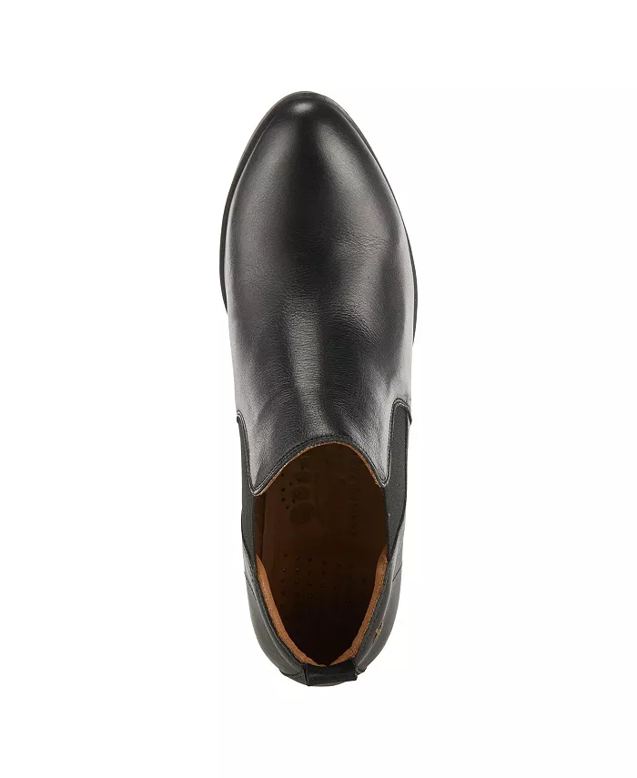 Туфли Phaedra Premium Leather с мягкой стелькой, поддержкой свода стопы и низким каблуком Spring Step, черный — фото 4