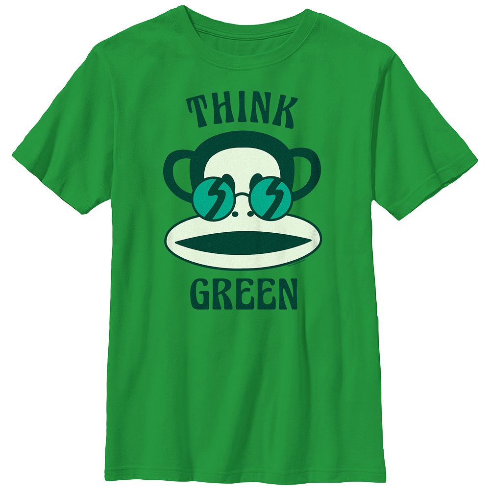 

Футболка Paul Frank Think Green Monkey для мальчиков с рисунком Licensed Character, цвет Kelly