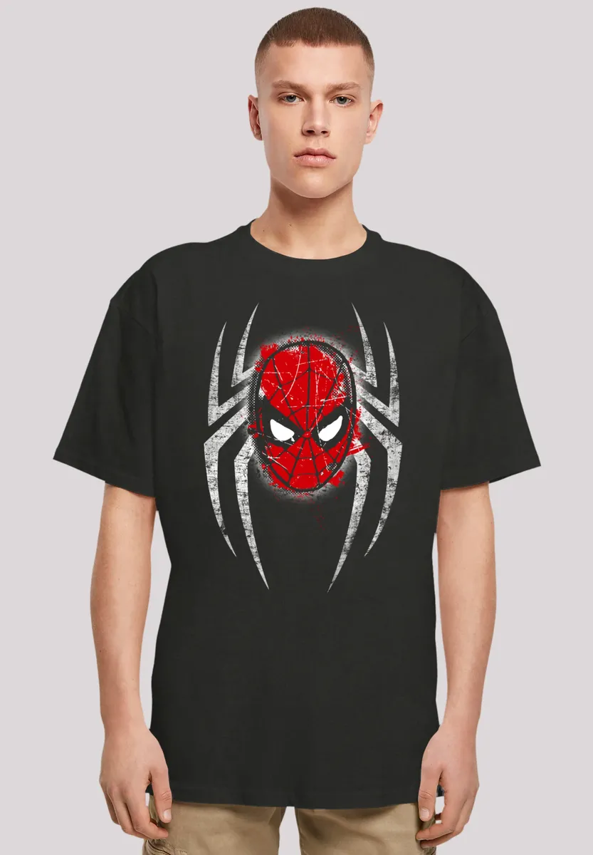 

F4NT4STIC Футболка "Marvel Spiderman Spider Mask", премиум качество, черный