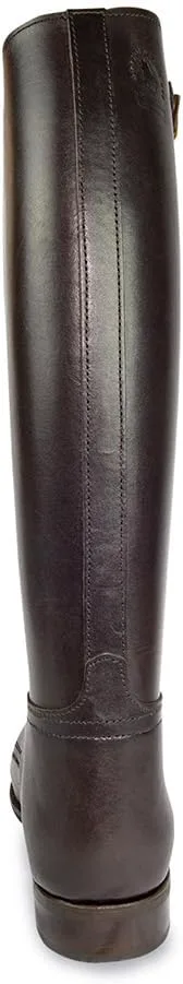 

Мужские сапоги для поло PG Polo с молнией, конная экипировка, темно-коричневая кожа, коричневый