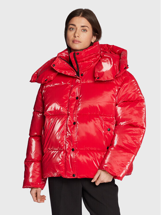 

Пуховик оверсайз Calvin Klein, красный
