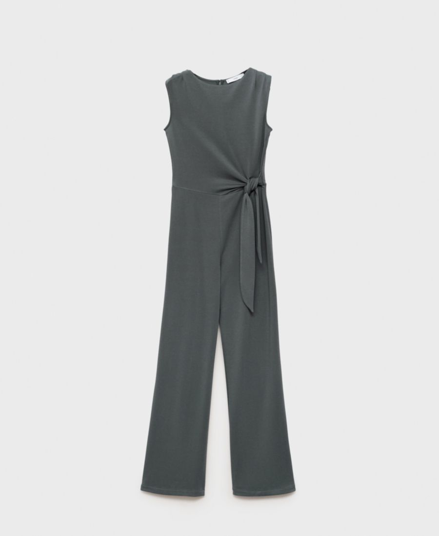 

Женский комбинезон с длинным узлом MANGO, Charcoal