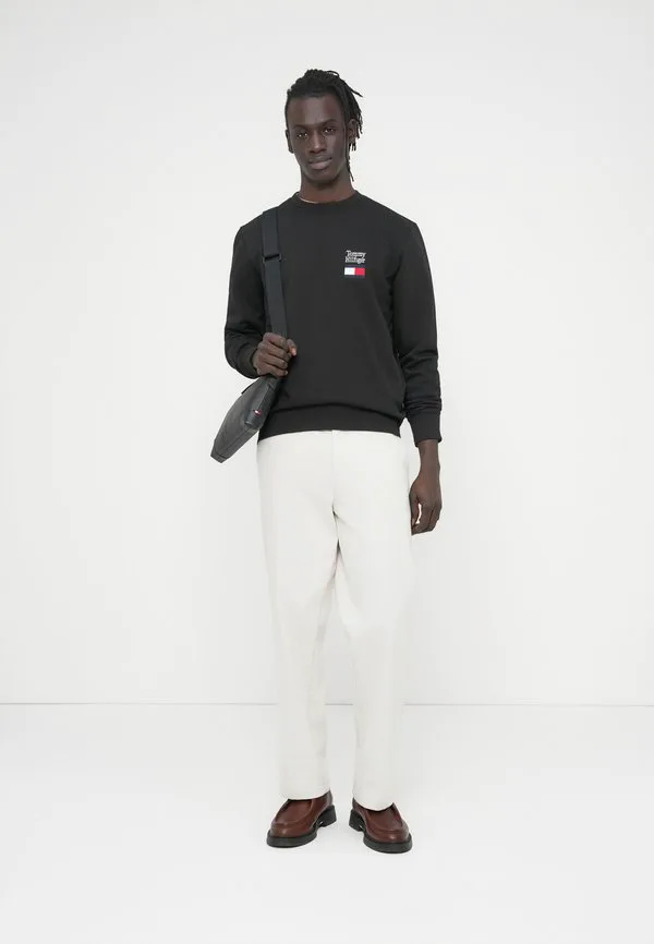 Толстовка из флиса с вышивкой флага Tommy Hilfiger, Black — фото 2