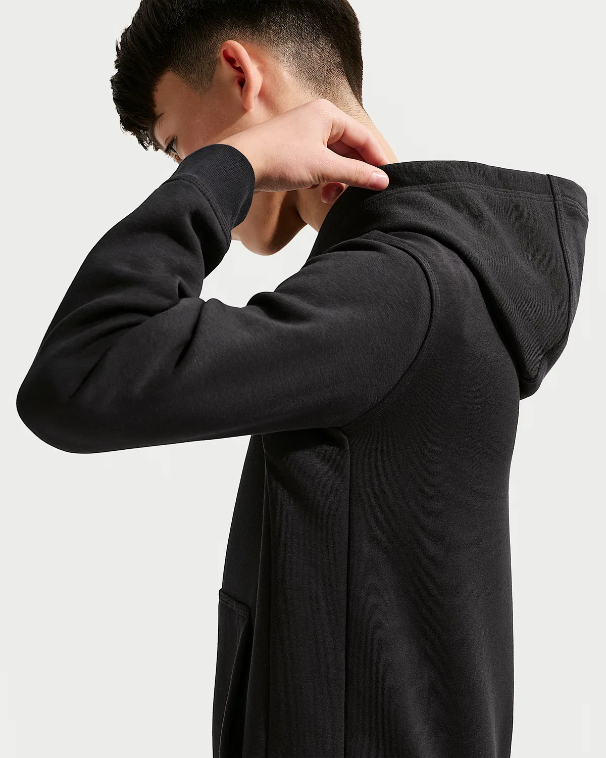 Детская толстовка Nike Volleyball Pullover Hoodie, Black — фото 2