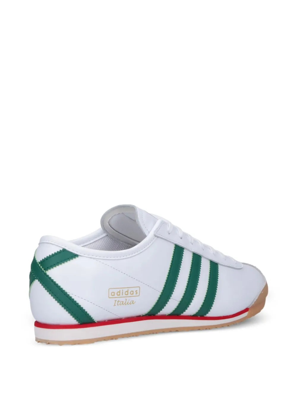 Итальянские кожаные кроссовки с тремя полосками 70-х годов Adidas, белый — фото 4