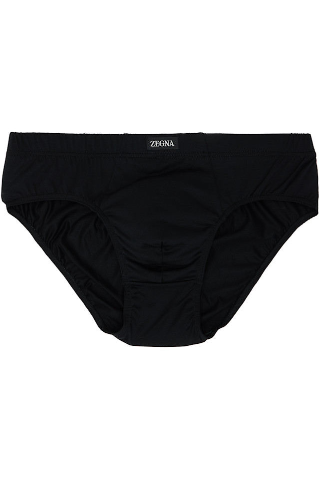 

Хлопковые трусы Zegna, черный